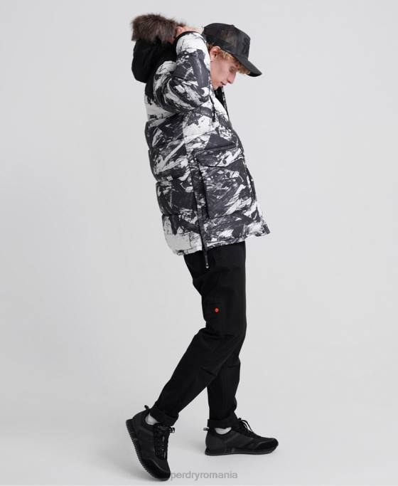 Superdry geacă parka sd explorer îmbrăcăminte gri bărbați JX0Z4717