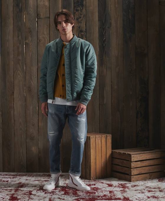 Superdry geacă reversibilă uscată ediție limitată îmbrăcăminte negru bărbați JX0Z4770