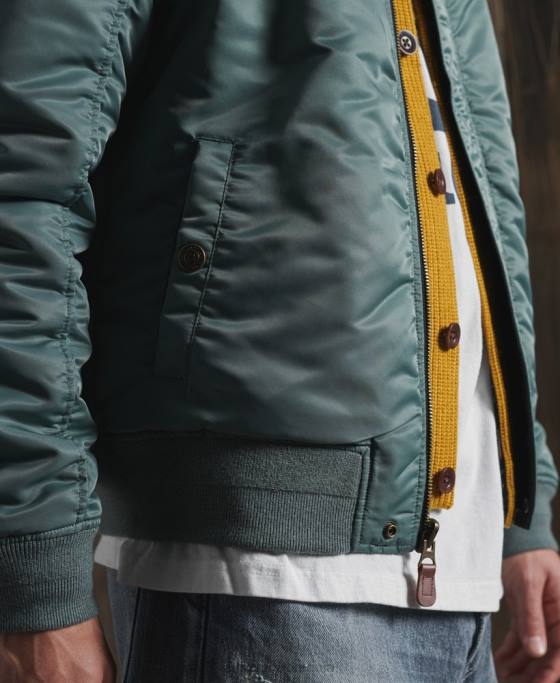 Superdry geacă reversibilă uscată ediție limitată îmbrăcăminte negru bărbați JX0Z4770