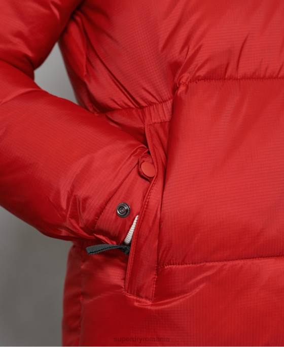 Superdry geacă stratus căptușită îmbrăcăminte roșu bărbați JX0Z4789