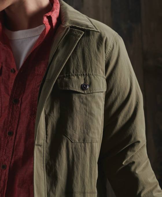 Superdry geacă tank uscată ediție limitată îmbrăcăminte kaki bărbați JX0Z4771