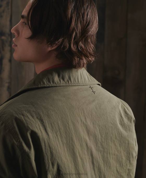 Superdry geacă tank uscată ediție limitată îmbrăcăminte kaki bărbați JX0Z4771