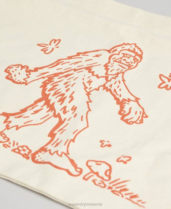 Superdry geanta shopper grafica accesorii nud bărbați JX0Z1732