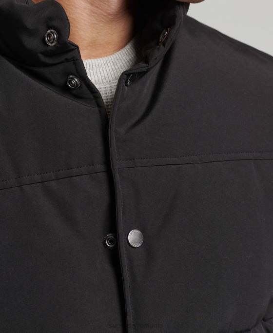 Superdry gilet de munte de epocă îmbrăcăminte gri inchis bărbați JX0Z4528