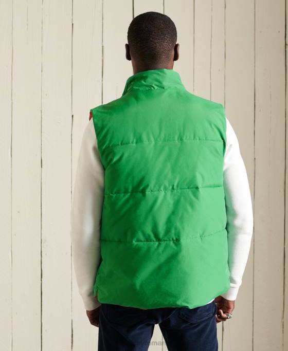 Superdry gilet de munte îmbrăcăminte verde bărbați JX0Z1176