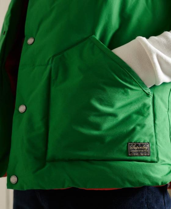 Superdry gilet de munte îmbrăcăminte verde bărbați JX0Z1176