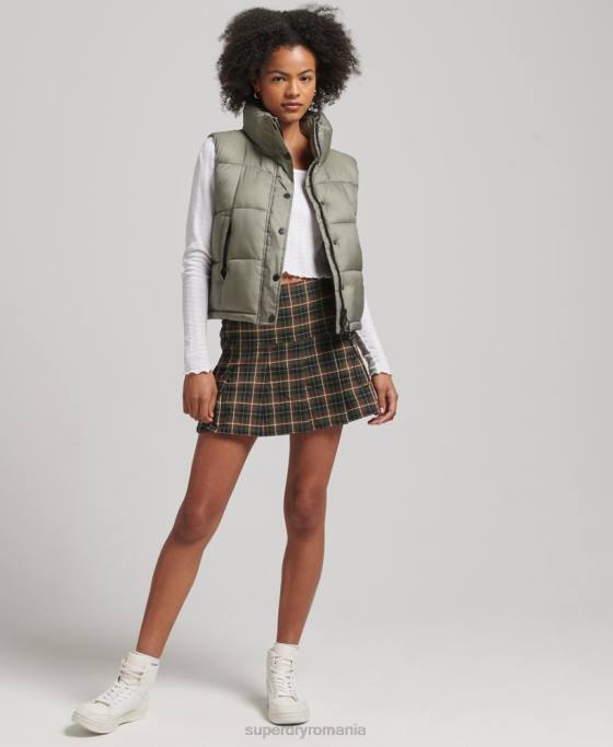 Superdry gilet sport montan îmbrăcăminte kaki femei JX0Z5440