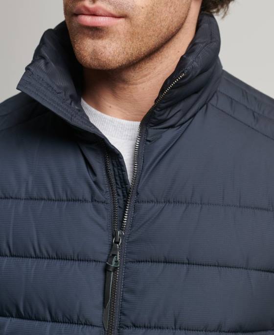 Superdry gilet studios fuji îmbrăcăminte marina bărbați JX0Z4690