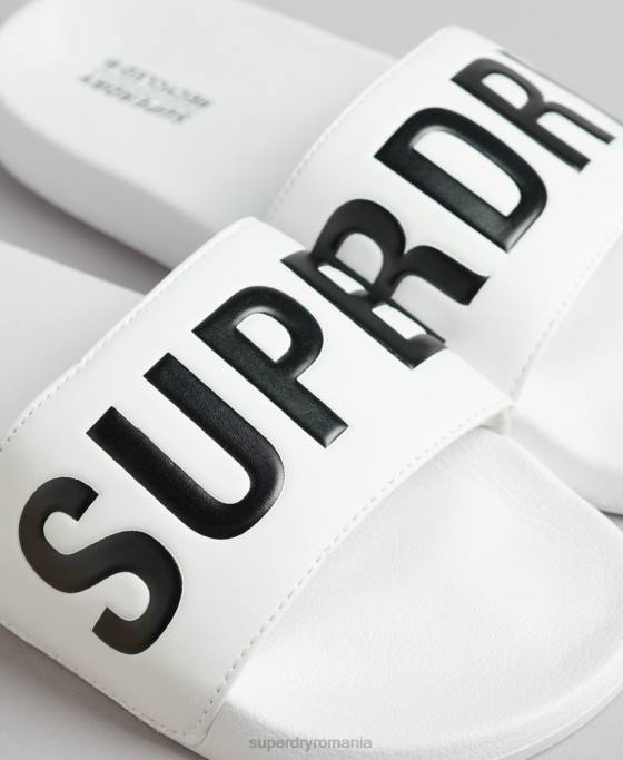 Superdry glisoare de bază de cod pantofi alb bărbați JX0Z1892