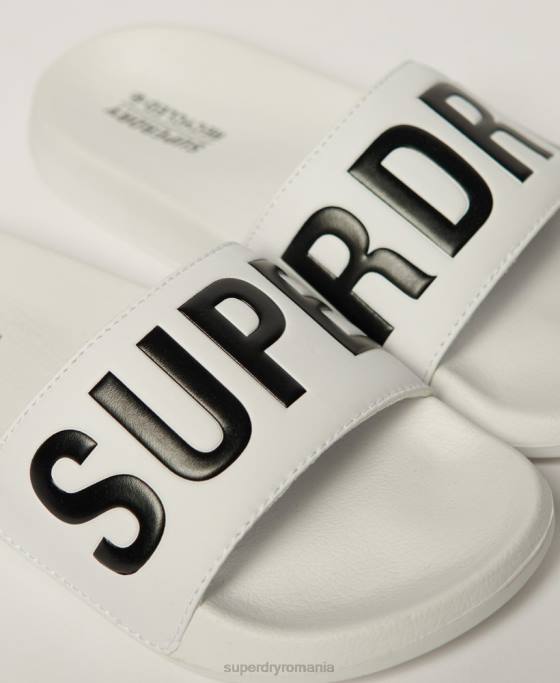 Superdry glisoare de bază de cod pantofi alb femei JX0Z4346
