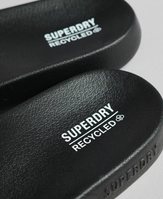 Superdry glisoare de bază de cod pantofi negru bărbați JX0Z1903