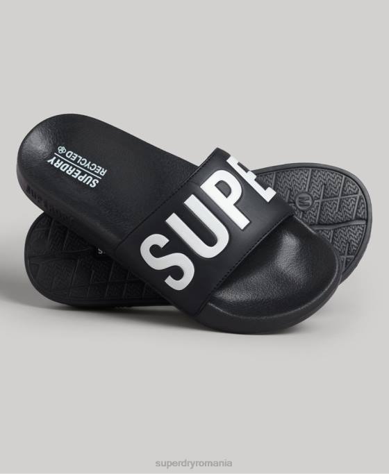 Superdry glisoare de bază de cod pantofi negru femei JX0Z4385