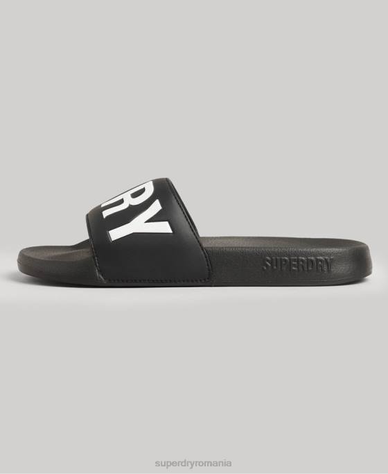 Superdry glisoare de bază de cod pantofi negru femei JX0Z4385