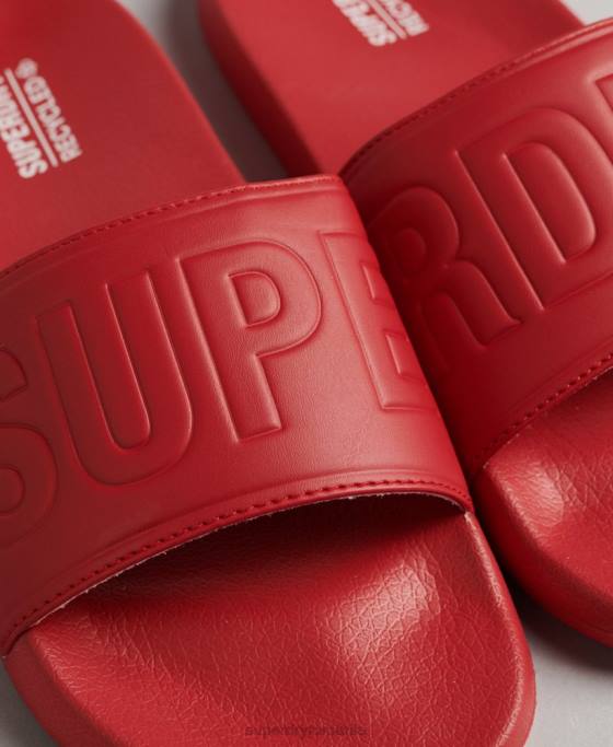 Superdry glisoare de bază de cod pantofi roșu bărbați JX0Z1912