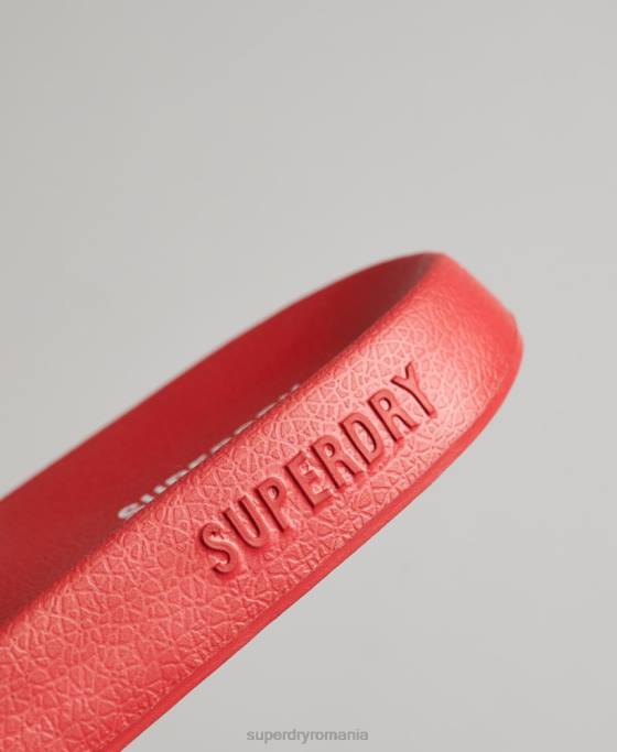 Superdry glisoare de bază de cod pantofi roșu bărbați JX0Z1912