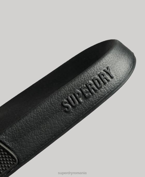 Superdry glisoare de tehnologie de codare pantofi negru bărbați JX0Z97
