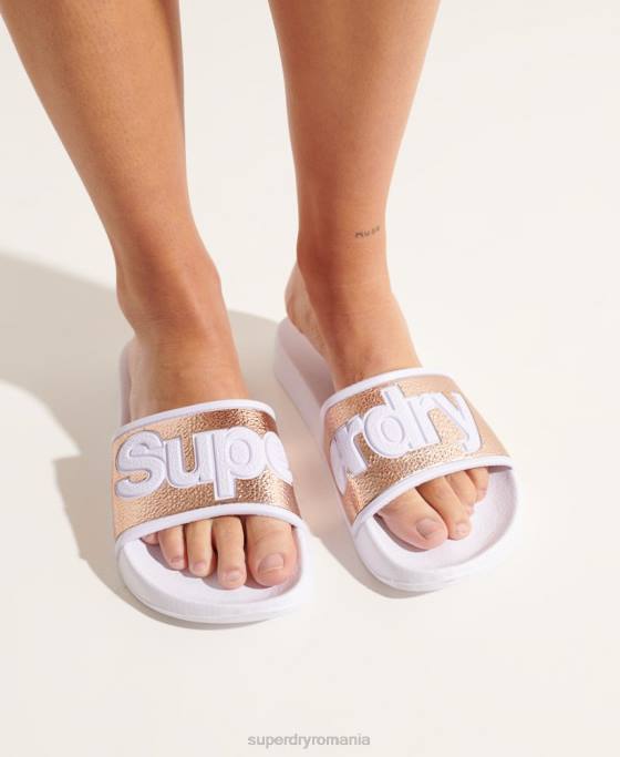Superdry glisoare pentru piscină eva 20 pantofi roz femei JX0Z6777