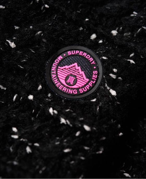 Superdry gracie cable snood accesorii negru femei JX0Z4334