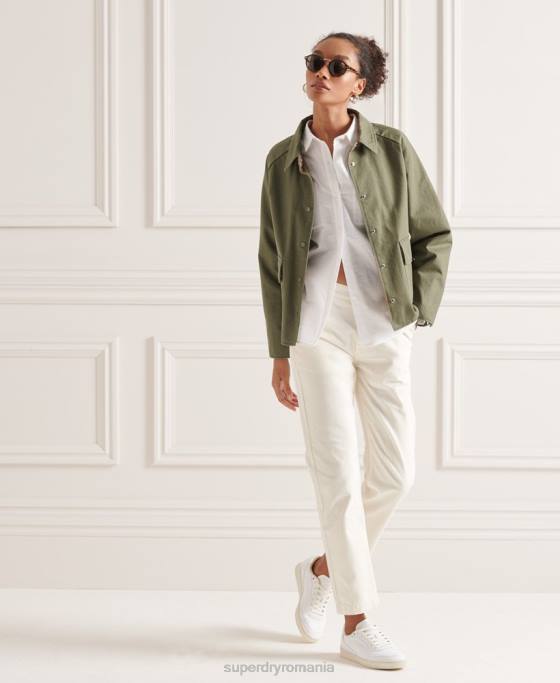 Superdry haina de corvoadă îmbrăcăminte verde femei JX0Z5539