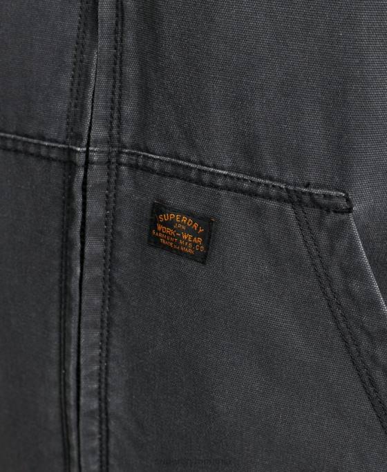 Superdry haine de lucru bomber cu glugă îmbrăcăminte maro bărbați JX0Z1067