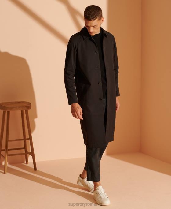Superdry haină clasică mac ediție limitată îmbrăcăminte negru bărbați JX0Z1149
