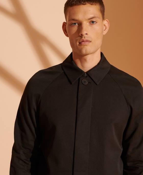 Superdry haină clasică mac ediție limitată îmbrăcăminte negru bărbați JX0Z1149