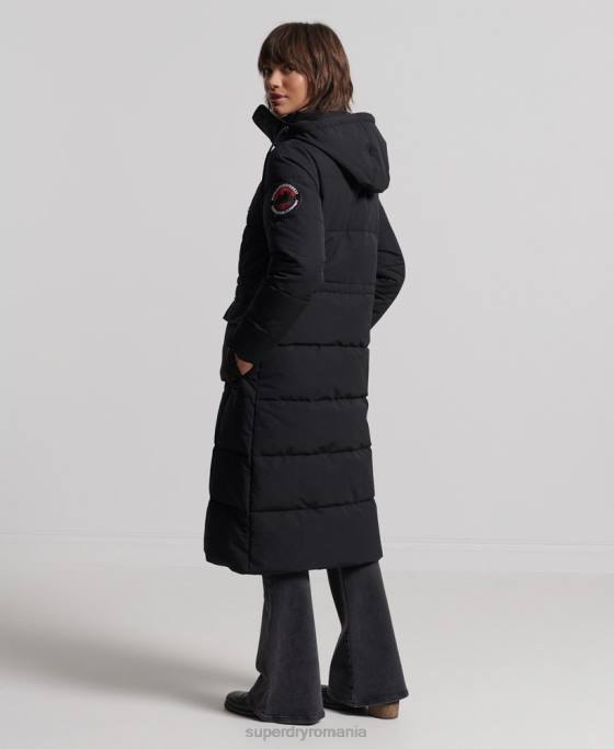 Superdry haină everest cu paragate îmbrăcăminte negru femei JX0Z5512