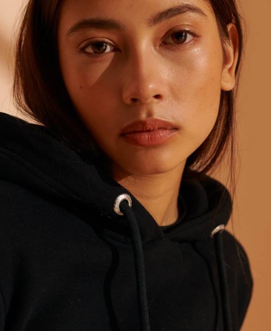 Superdry hanorac 2003 îmbrăcăminte negru femei JX0Z5948