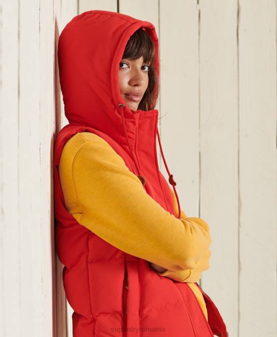 Superdry hanorac Heritage Mountain Crew îmbrăcăminte aur femei JX0Z3463