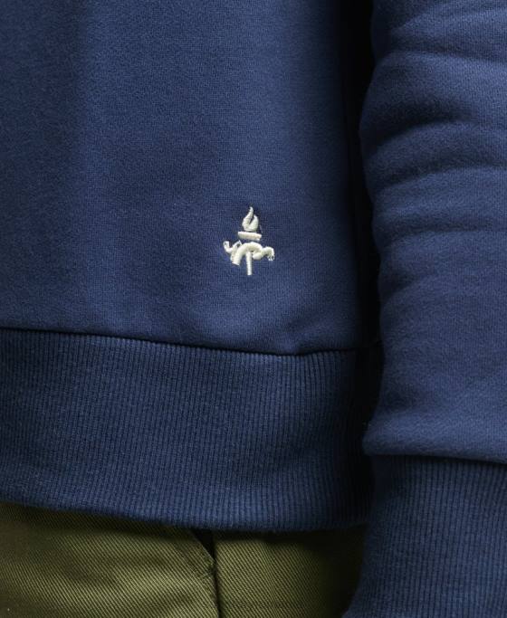 Superdry hanorac atletic vintage pentru gimnastica îmbrăcăminte marina bărbați JX0Z605