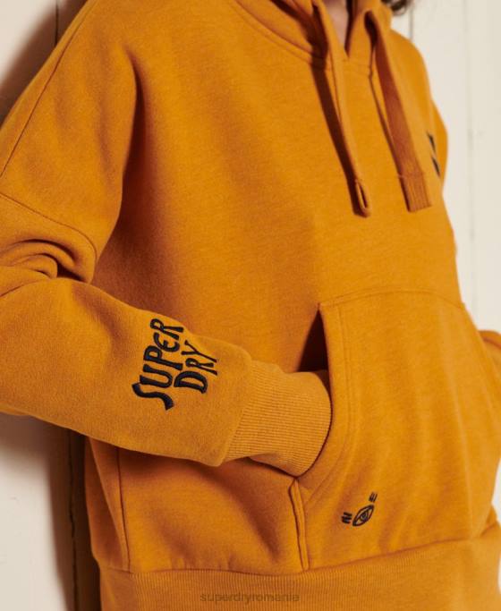 Superdry hanorac boxy suika impodobit îmbrăcăminte aur femei JX0Z6099
