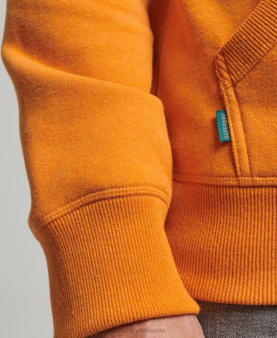 Superdry hanorac brodat cu logo vintage îmbrăcăminte galben bărbați JX0Z650