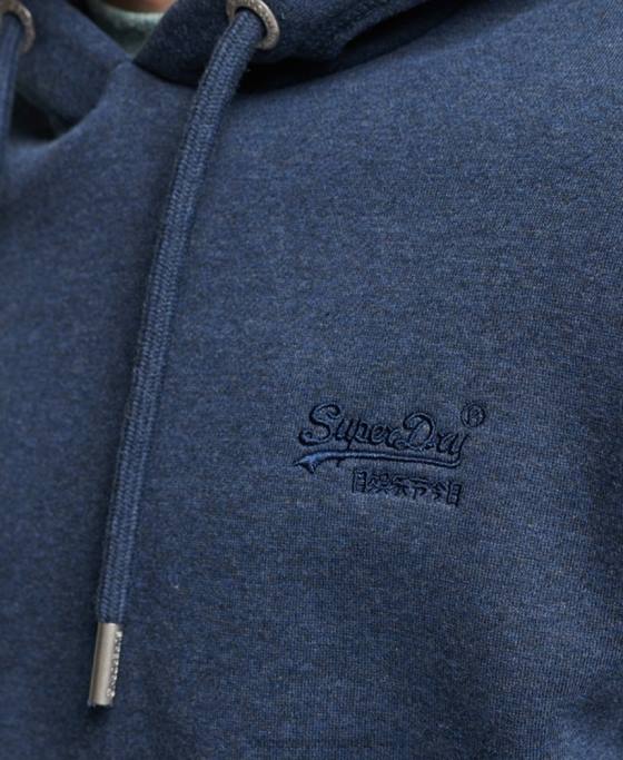 Superdry hanorac brodat cu logo vintage îmbrăcăminte marina bărbați JX0Z754
