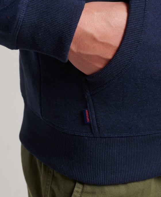 Superdry hanorac brodat cu logo vintage îmbrăcăminte marina bărbați JX0Z838