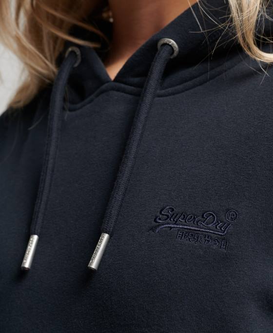 Superdry hanorac brodat cu logo vintage îmbrăcăminte marina femei JX0Z2283