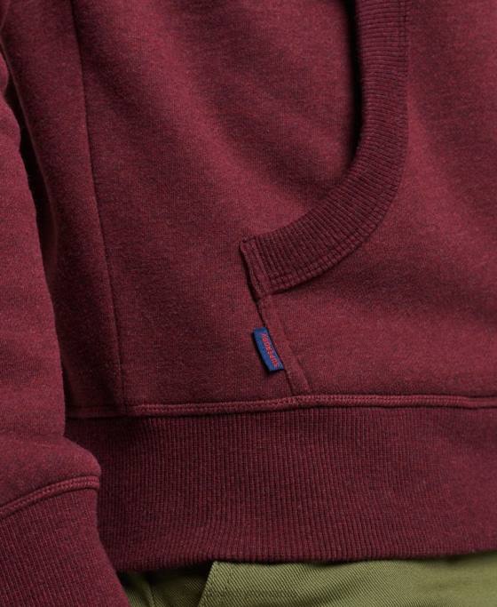 Superdry hanorac brodat cu logo vintage îmbrăcăminte roșu bărbați JX0Z455