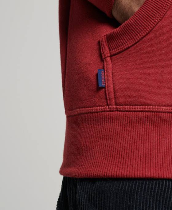 Superdry hanorac brodat cu logo vintage îmbrăcăminte roșu bărbați JX0Z738