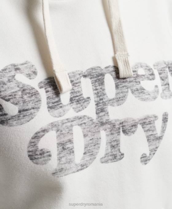 Superdry hanorac clasic cooper îmbrăcăminte cremă femei JX0Z3414