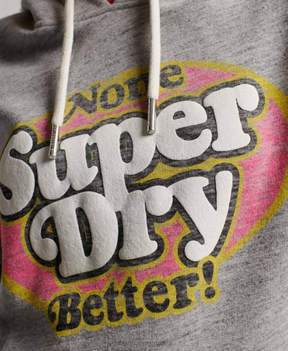 Superdry hanorac clasic cooper îmbrăcăminte gri femei JX0Z2224