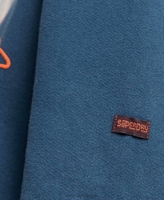 Superdry hanorac clasic cooper îmbrăcăminte marina femei JX0Z3462