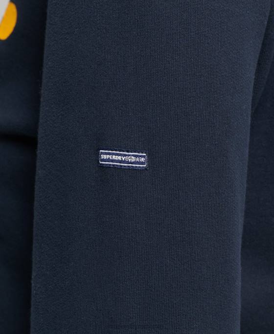 Superdry hanorac clasic cu logo al anilor 70 cooper îmbrăcăminte marina femei JX0Z5854