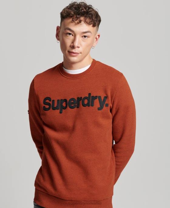 Superdry hanorac clasic cu logo-ul de bază îmbrăcăminte portocale bărbați JX0Z592