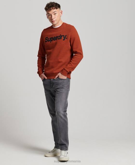 Superdry hanorac clasic cu logo-ul de bază îmbrăcăminte portocale bărbați JX0Z592
