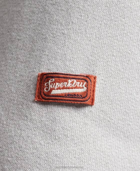Superdry hanorac clasic cu logo vintage core îmbrăcăminte gri bărbați JX0Z531