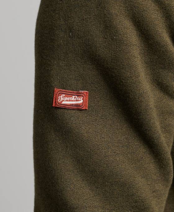 Superdry hanorac clasic cu logo vintage core îmbrăcăminte verde bărbați JX0Z659