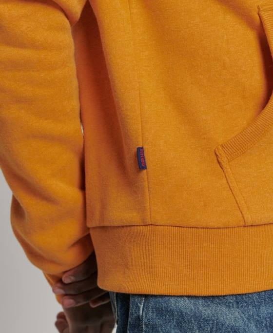Superdry hanorac clasic cu logo vintage îmbrăcăminte galben bărbați JX0Z5146
