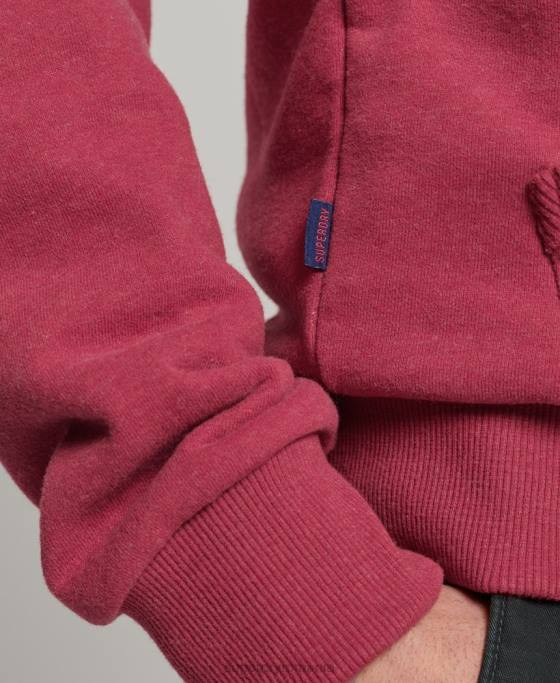 Superdry hanorac clasic cu logo vintage îmbrăcăminte roșu bărbați JX0Z826