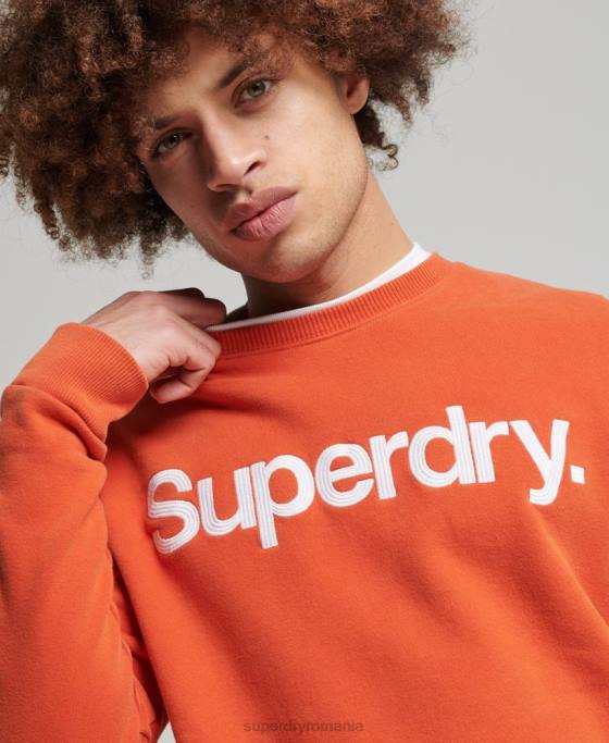 Superdry hanorac clasic de epocă îmbrăcăminte portocale bărbați JX0Z5143