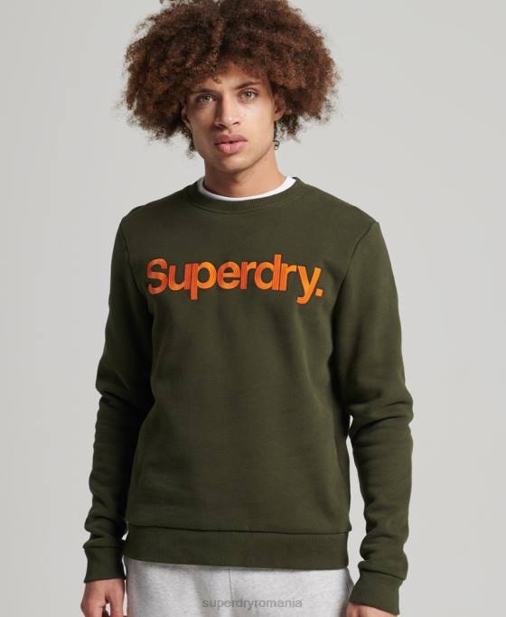 Superdry hanorac clasic de epocă îmbrăcăminte verde bărbați JX0Z5149