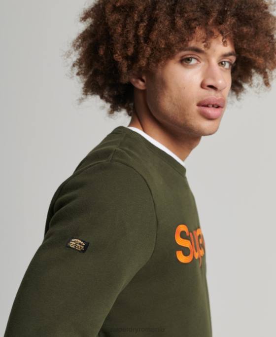 Superdry hanorac clasic de epocă îmbrăcăminte verde bărbați JX0Z5149